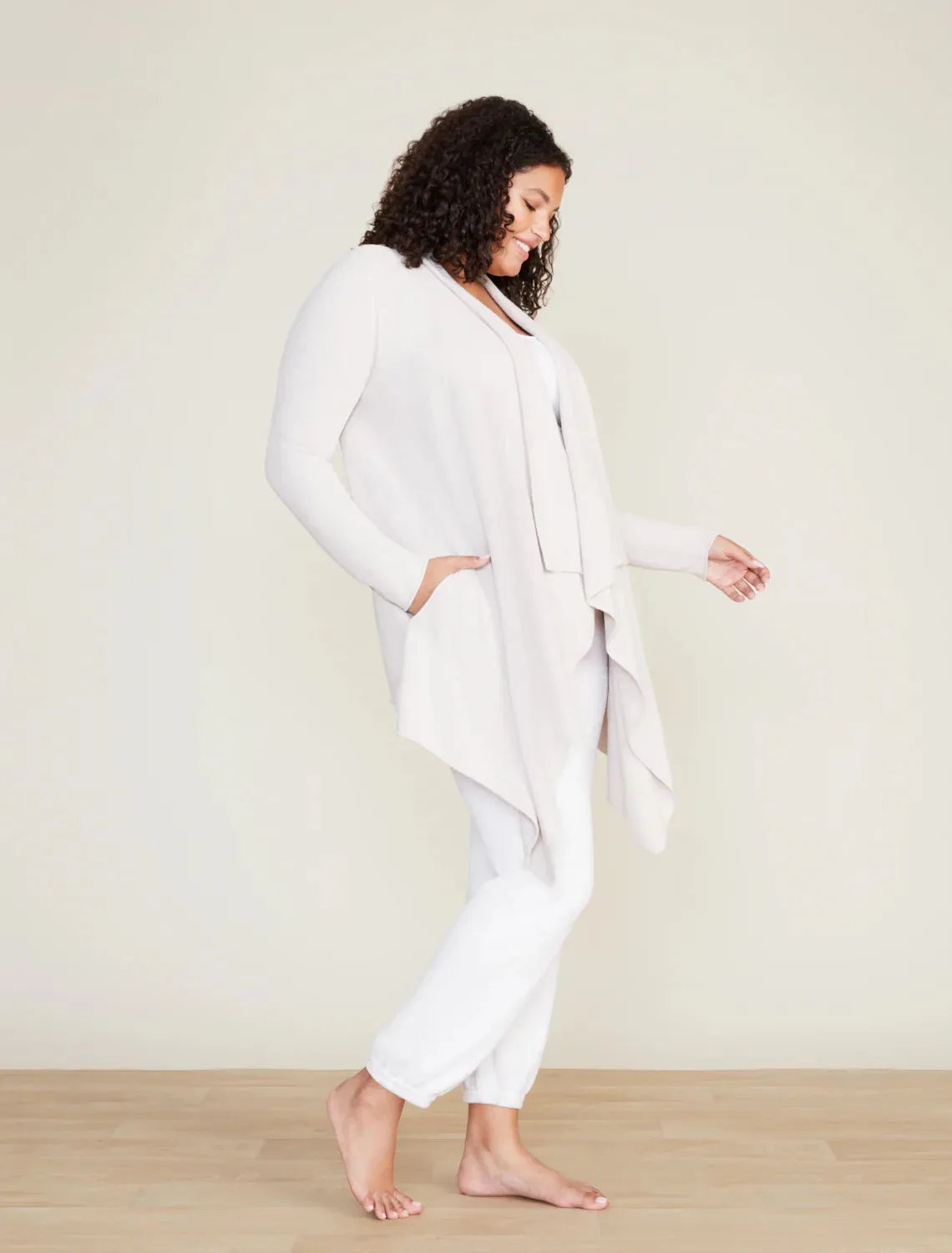 CozyChic Ultra Lite® Hi/lo Cardi - Fog Gray