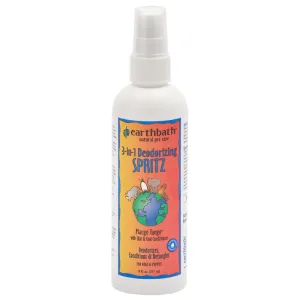 Earthbath 3 in 1 Deodorizing Spritz - Mango Tango with Skin & Coat Conditioners 8oz