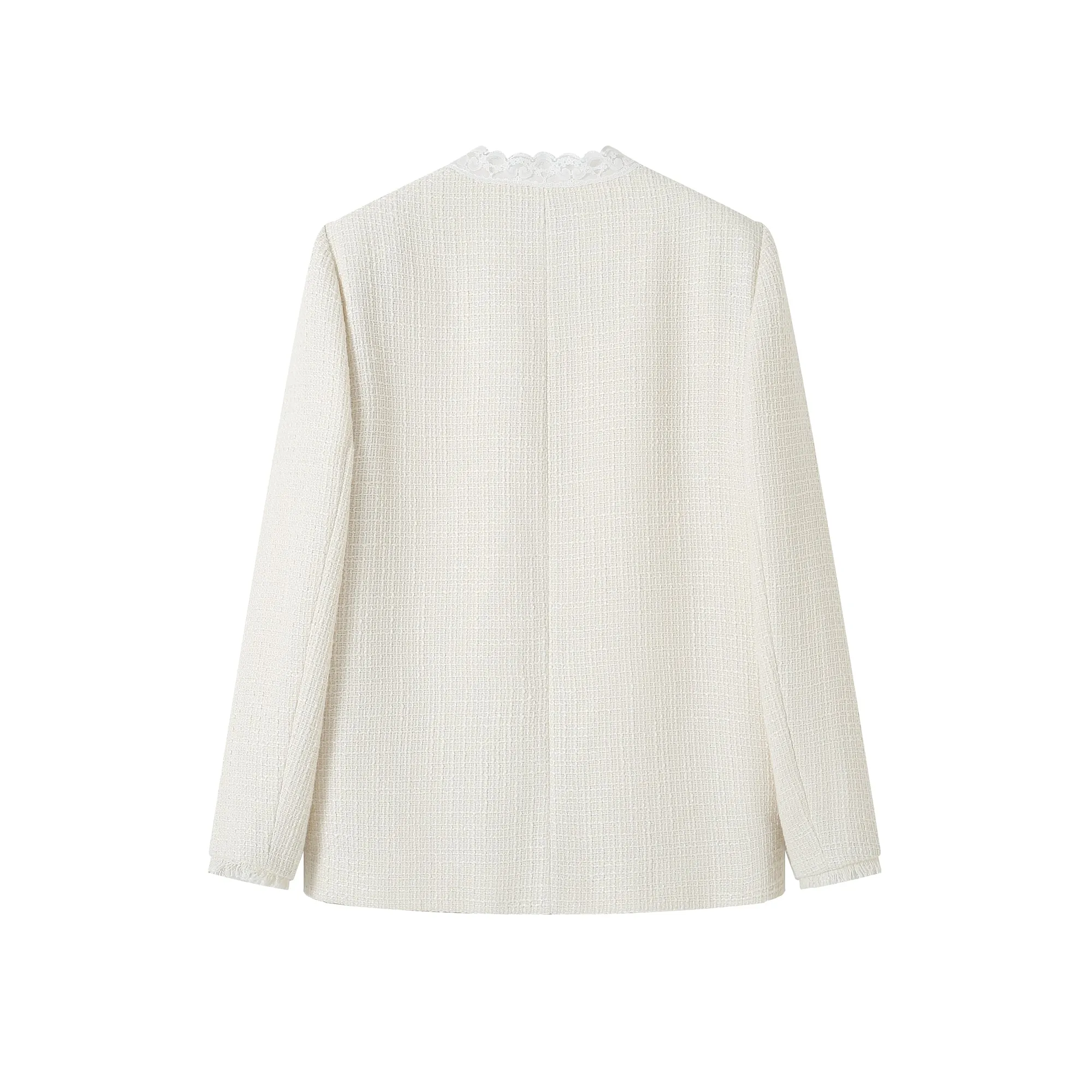 Lace tassel White Jacket