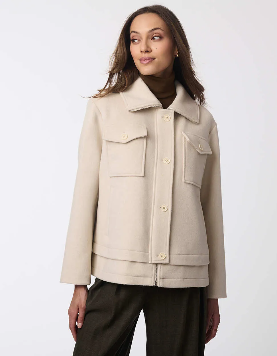 Warm Wool Metro Haven Jacket with Premium Features