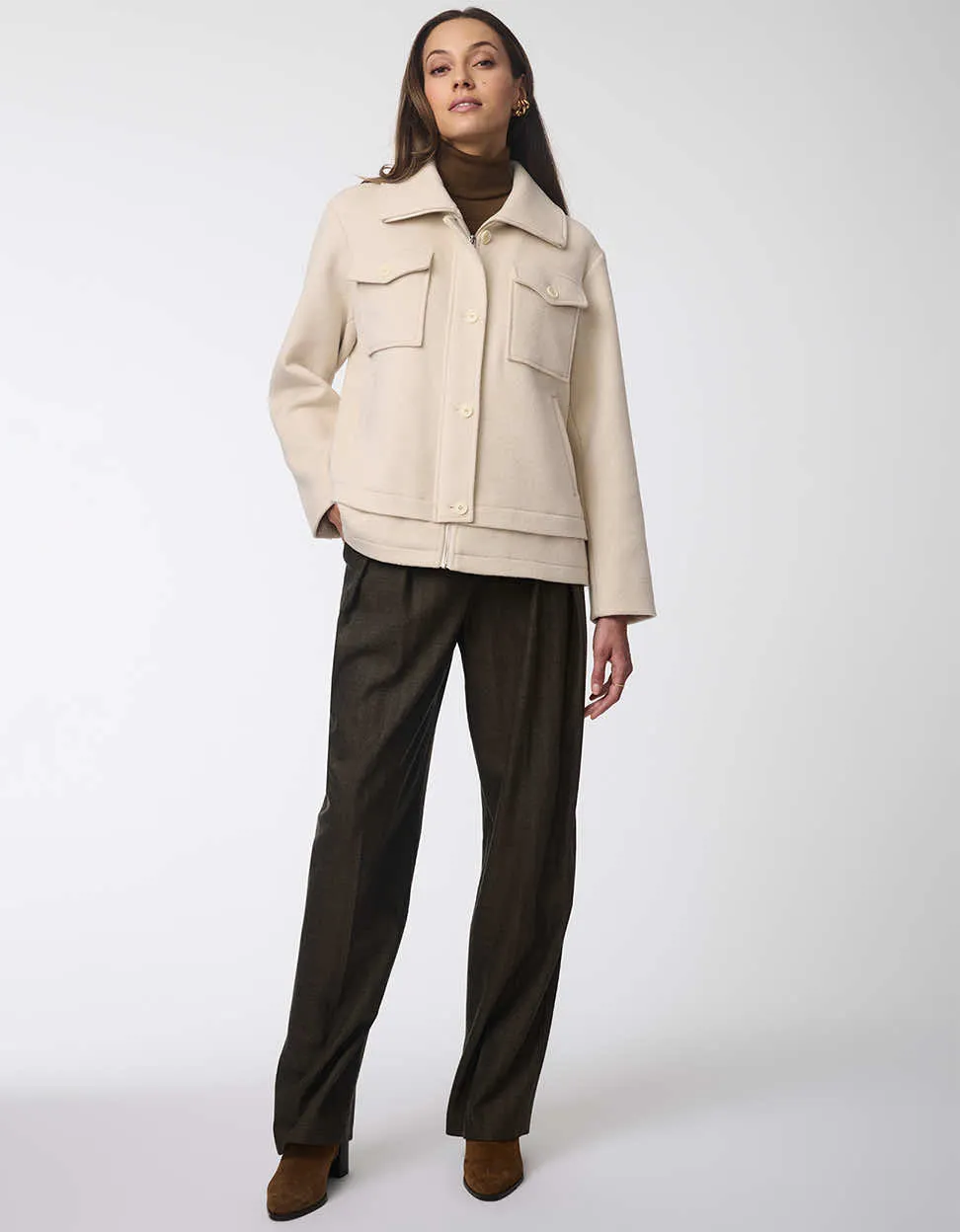 Warm Wool Metro Haven Jacket with Premium Features