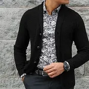 Single-breasted Knit Sweater Cardigan