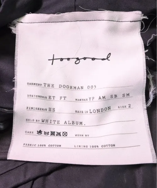 TOOGOOD Soutien collar coats